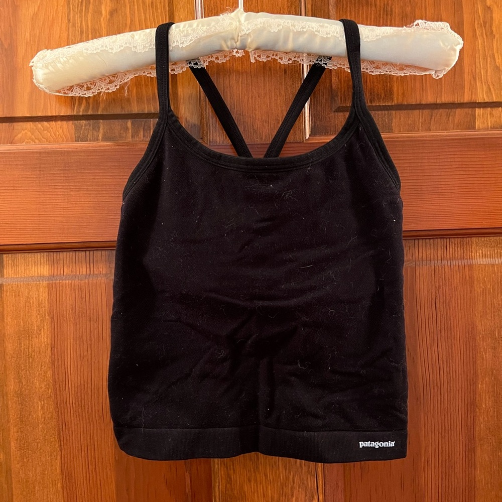 Patagonia cropped sports bra